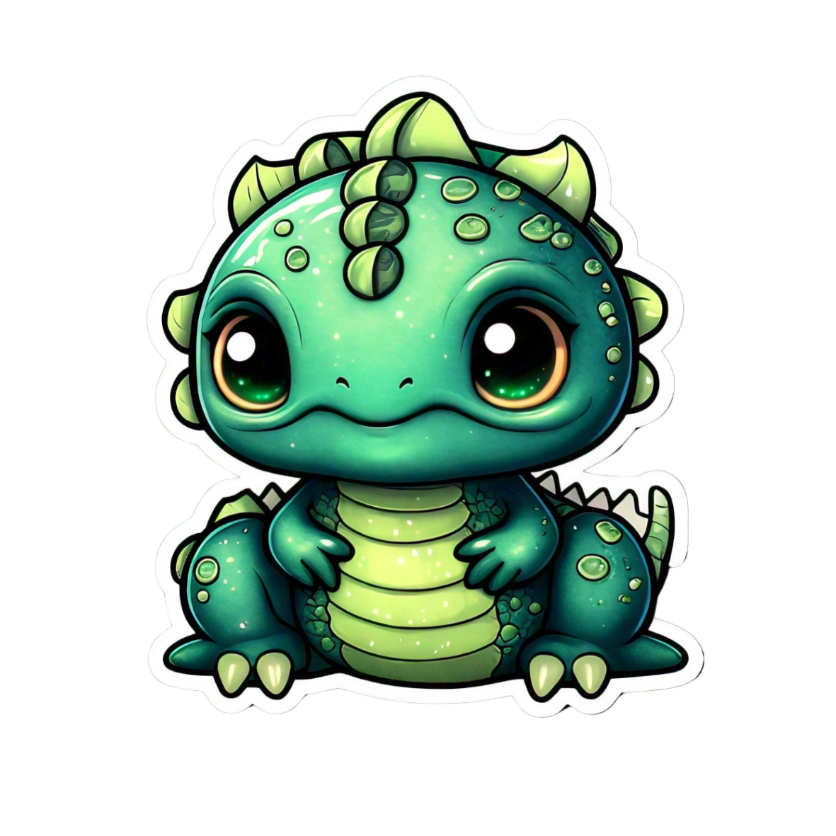 25-Piece Sea Monster Sticker Set – Cute Ocean Creatures Digital Clipart (SVG/PNG)