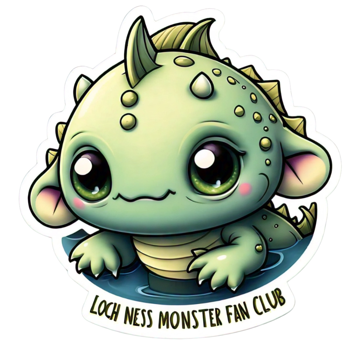 25-Piece Sea Monster Sticker Set – Cute Ocean Creatures Digital Clipart (SVG/PNG)