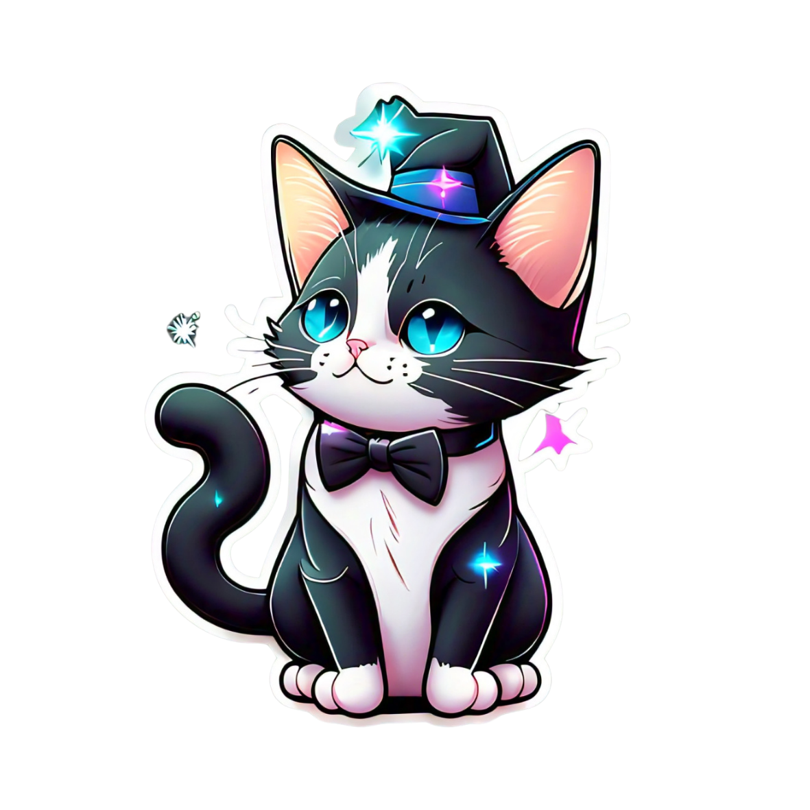 Magic Cat Sticker Set