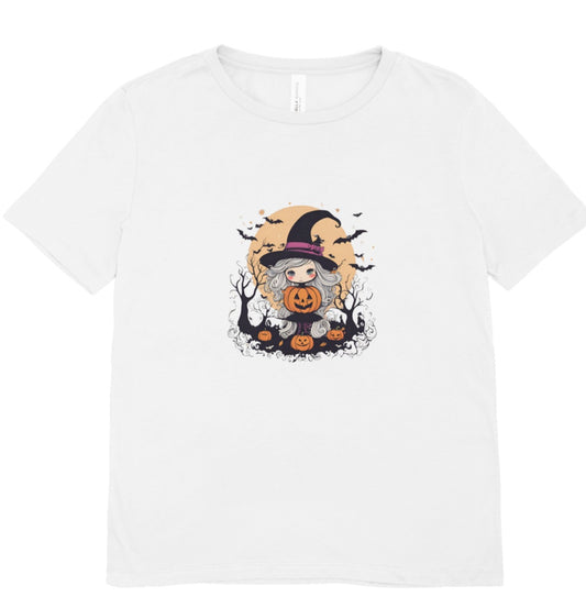 Pumpkin Witch tee shirt design