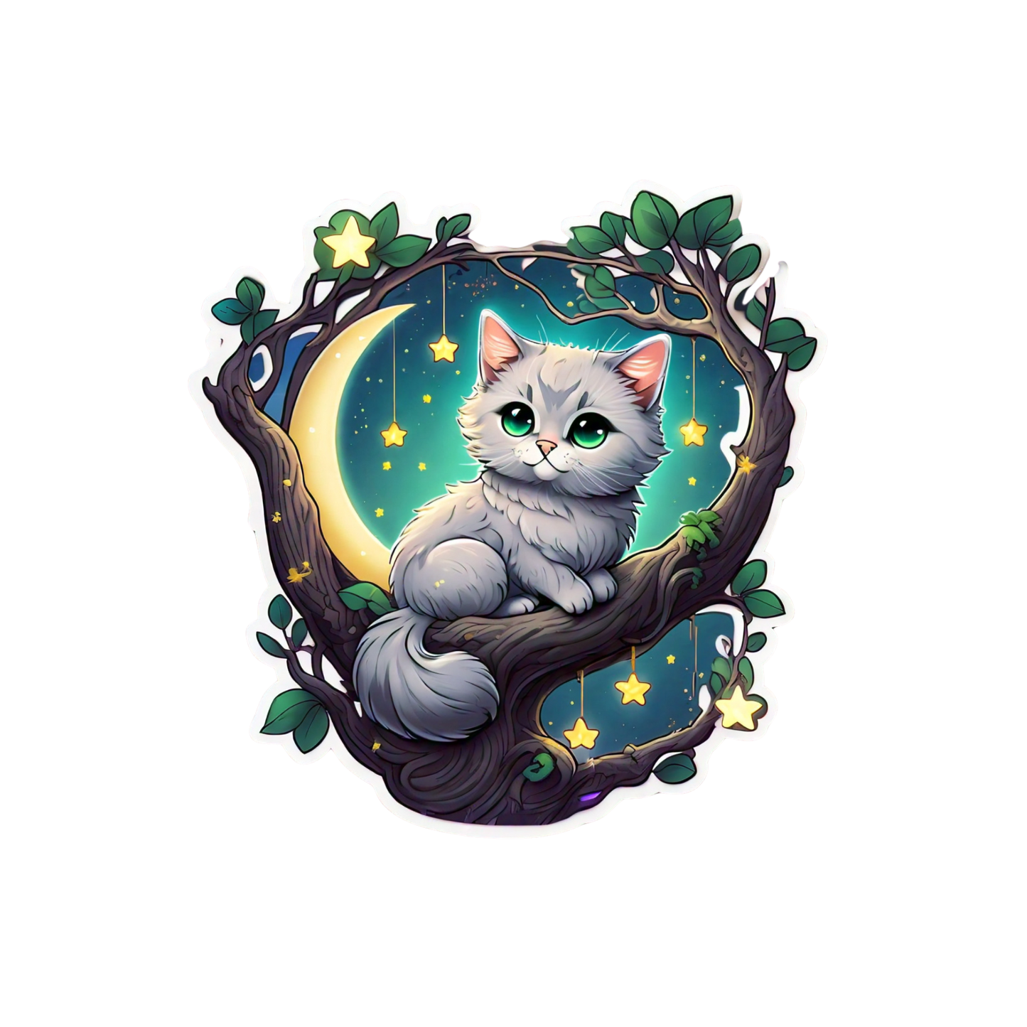 Magic Cat Sticker Set