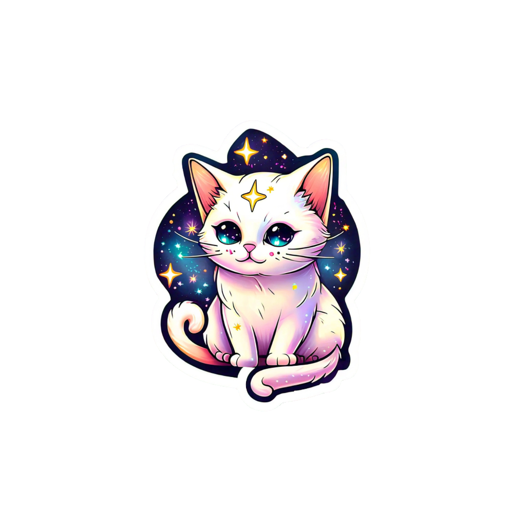 Magic Cat Sticker Set