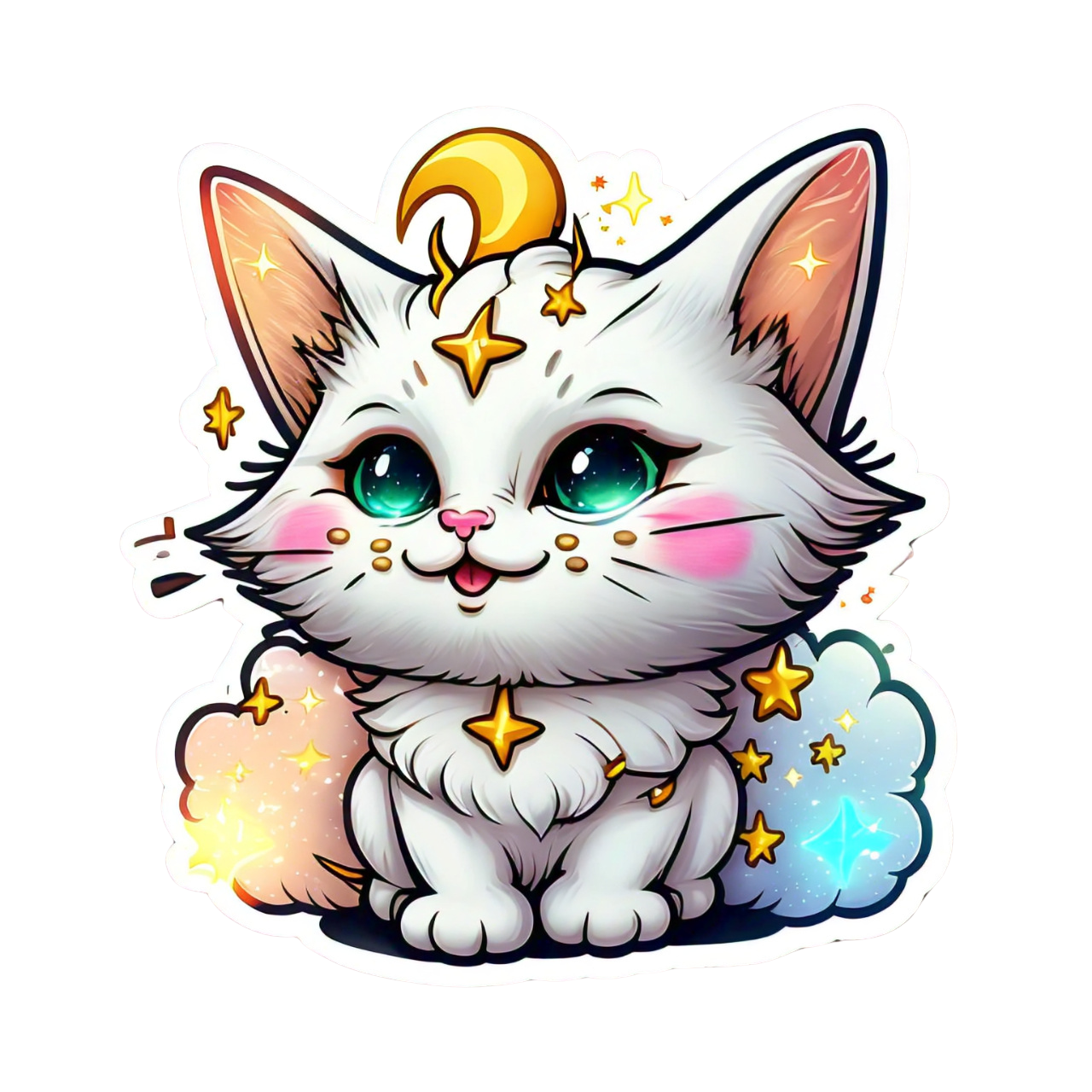 Magic Cat Sticker Set