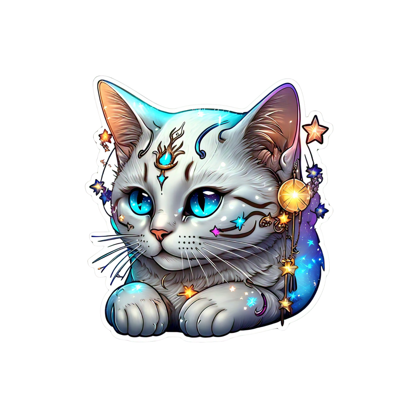 Magic Cat Sticker Set